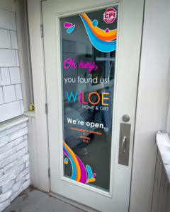 Window Graphics in Plaza Midwood