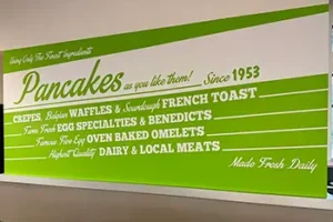 interior wall graphics