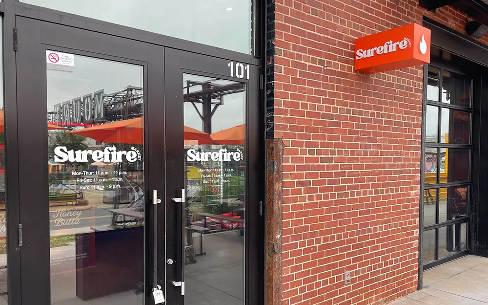 WIndow Graphics and Blade Sign
