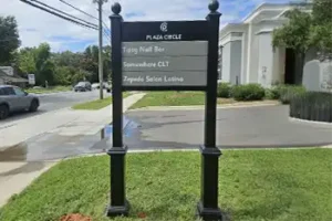 plaza circle monument sign