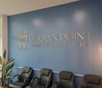 Indoor Lobby and Reception business sign
