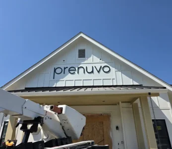Prenuvo Storefront Sign
