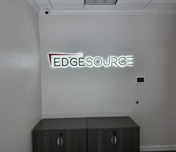 Edgesource Illuminated Lobby Signage