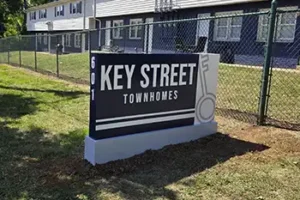 Keystree Townhome monument sign